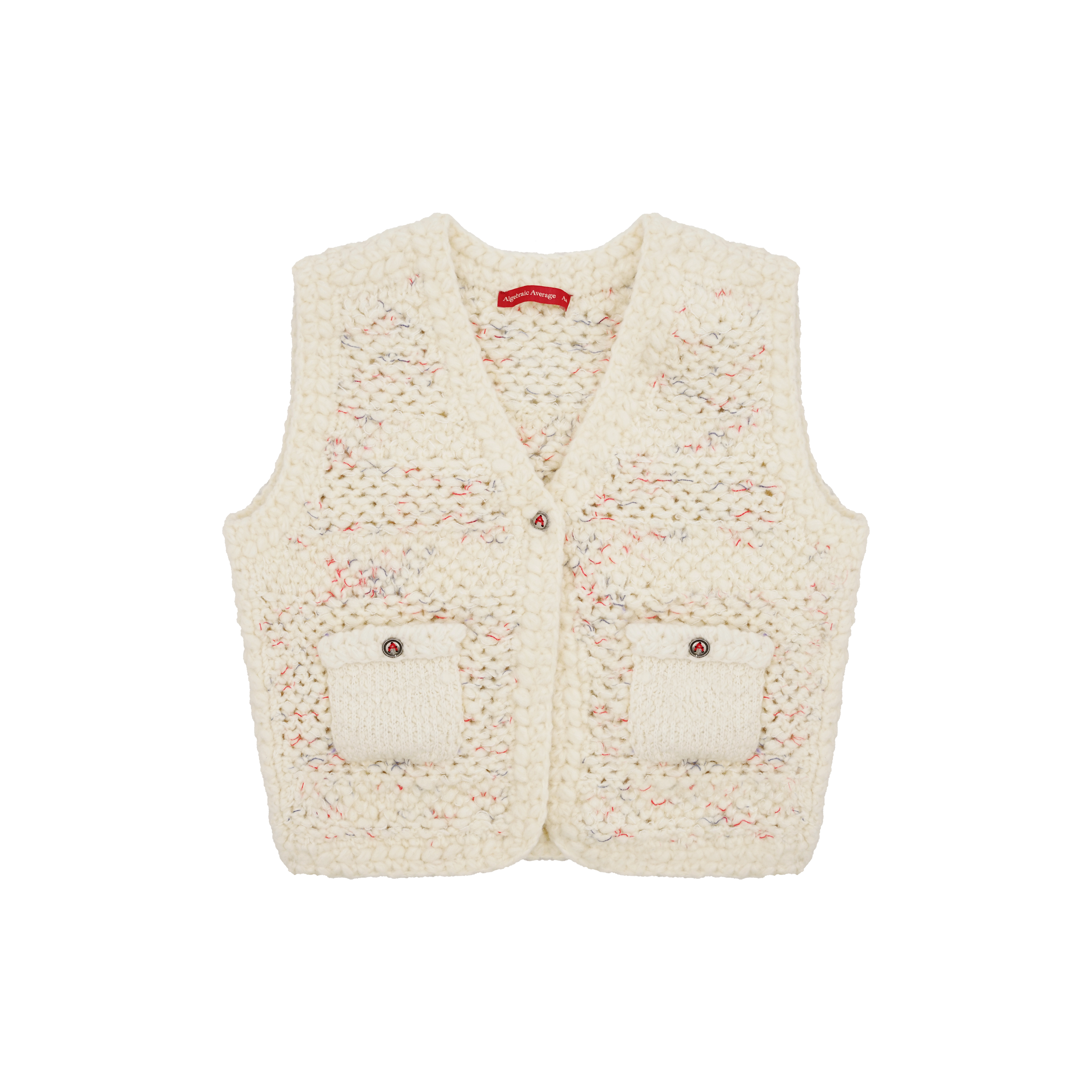 【上海】Algebraic Average 绵羊双纱空织小马甲