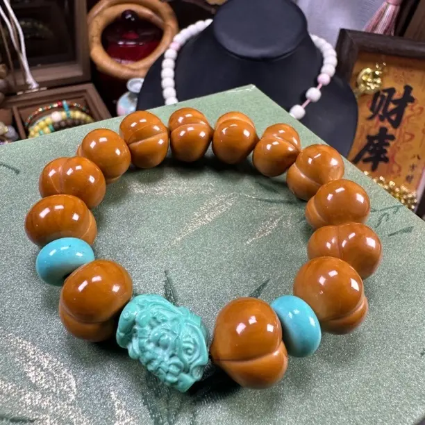 天然雕刻猴头手串男女款盘玩文玩佛珠念珠