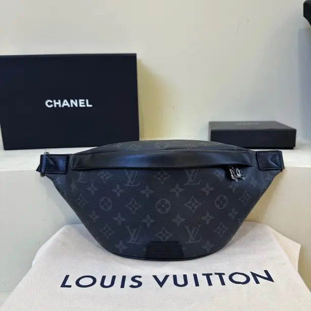 99新 LouisVuitton/路易威登 99新路易威登黑老花胸腰包（未使用）