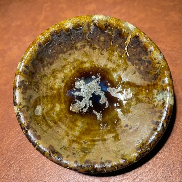 传统手工落灰烧志野烧风格茶盏东方美学之选