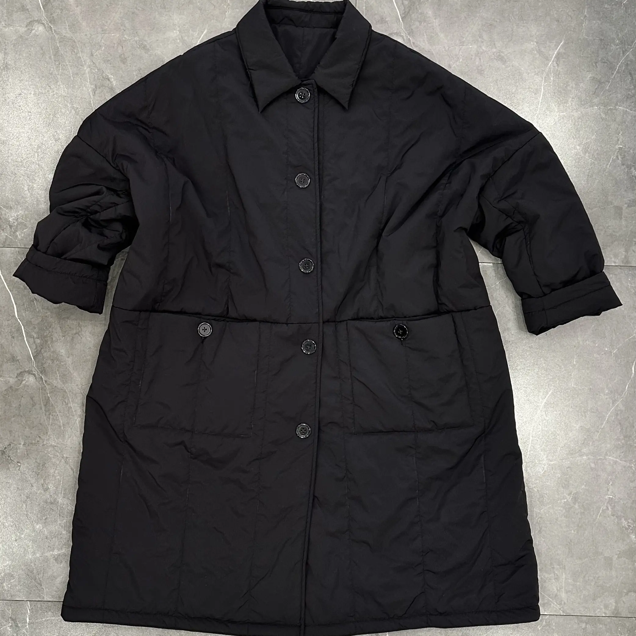 （XINGQIBA）休闲保暖中长款棉服外套