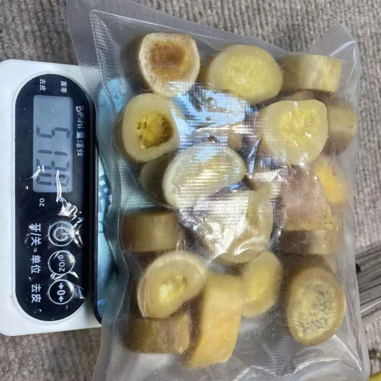 鲜骨现切中段驼骨可切可打磨密度高油脂高泡酒必备