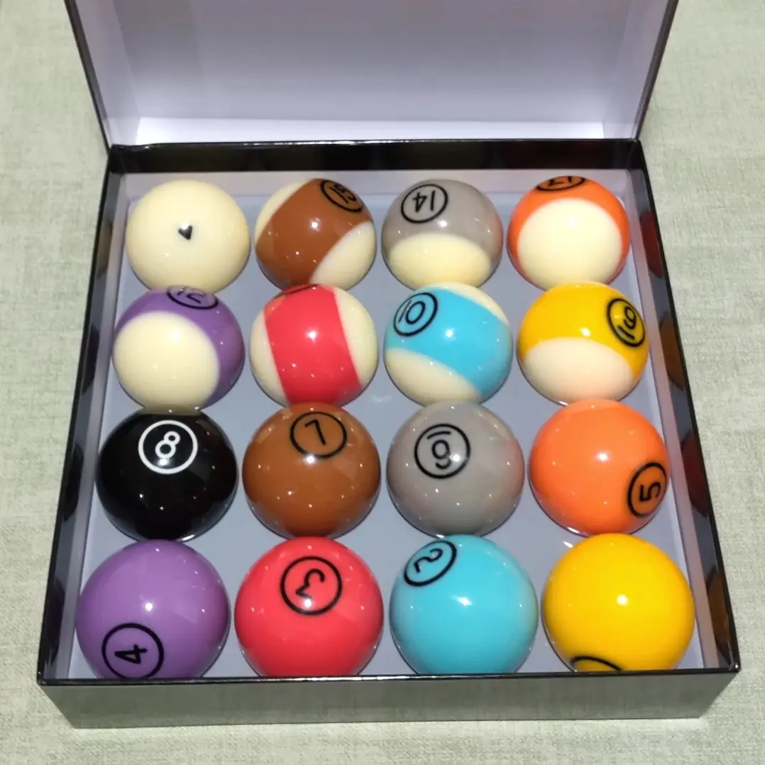 进口球子黛纳斯菲B级彩金款正品水晶黑八球（精挑细选b级介意慎拍）