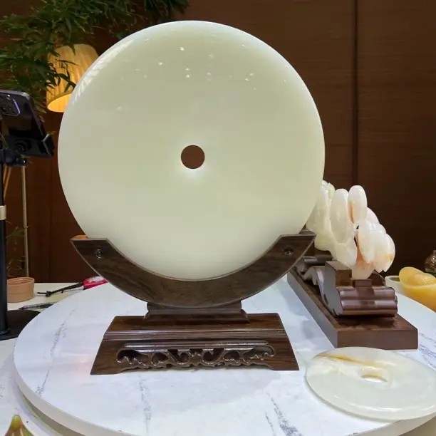 新中式客厅玄关办公室乔迁开业装饰品轻奢