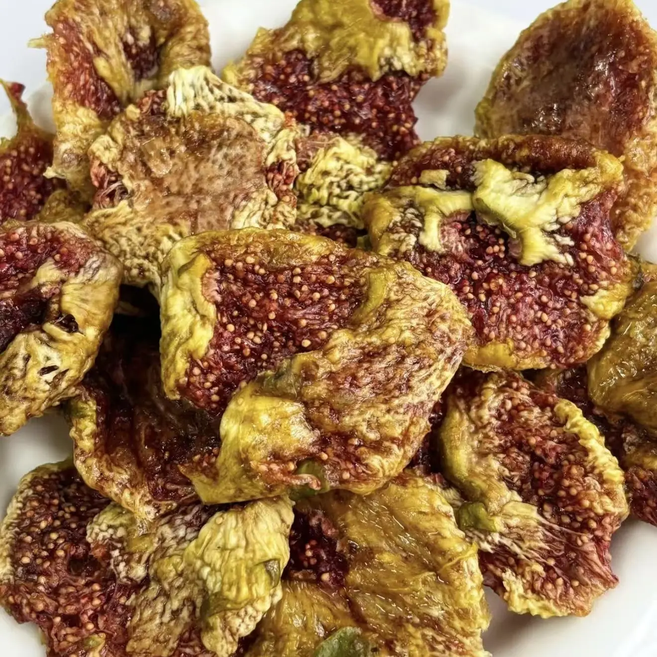 威海特产青皮无花果饼低温烘烤软糯香甜健康零食