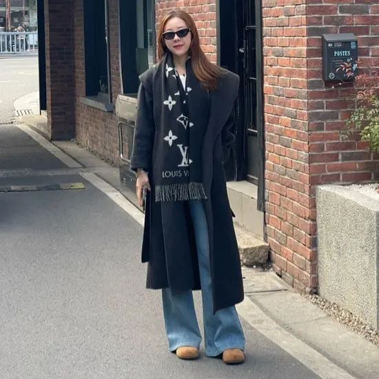 禹帆推荐气质女神长款大衣