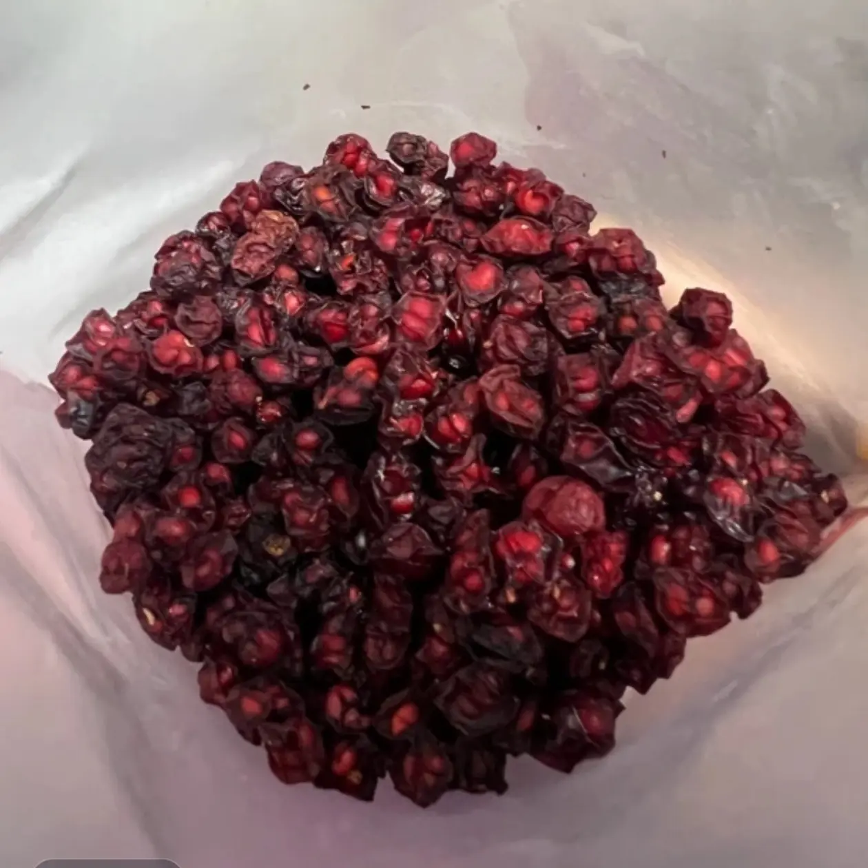 正宗长大兴安岭野生五味子自然晒干无硫磺可泡酒泡水