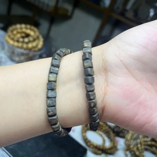 沉香天然沉香06mm沉水方糖