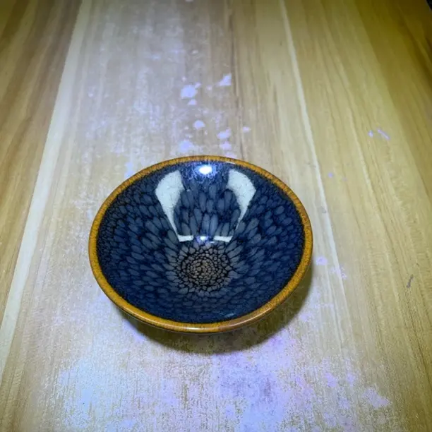 精品严记绿鹧鸪斗笠主人杯（带礼盒）