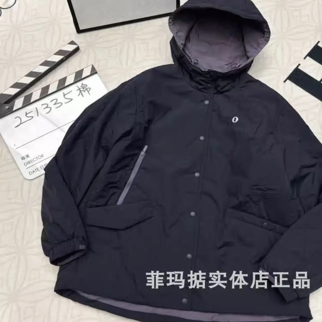 菲玛掂251335正品2025冬季新款时尚休闲显瘦连帽宽松棉服女装棉衣