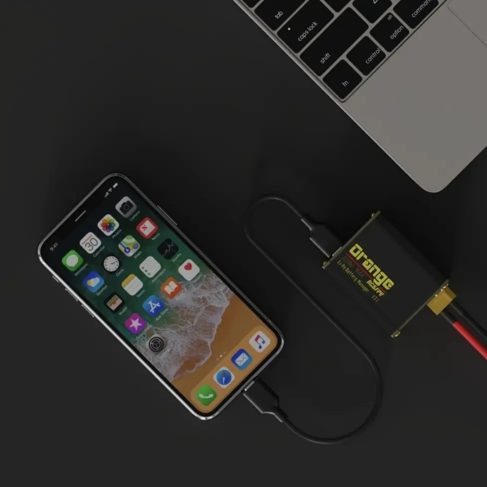 OrangeRC 模型电池XT60转100W全协议快充 RC/穿越机FPV电池放电器