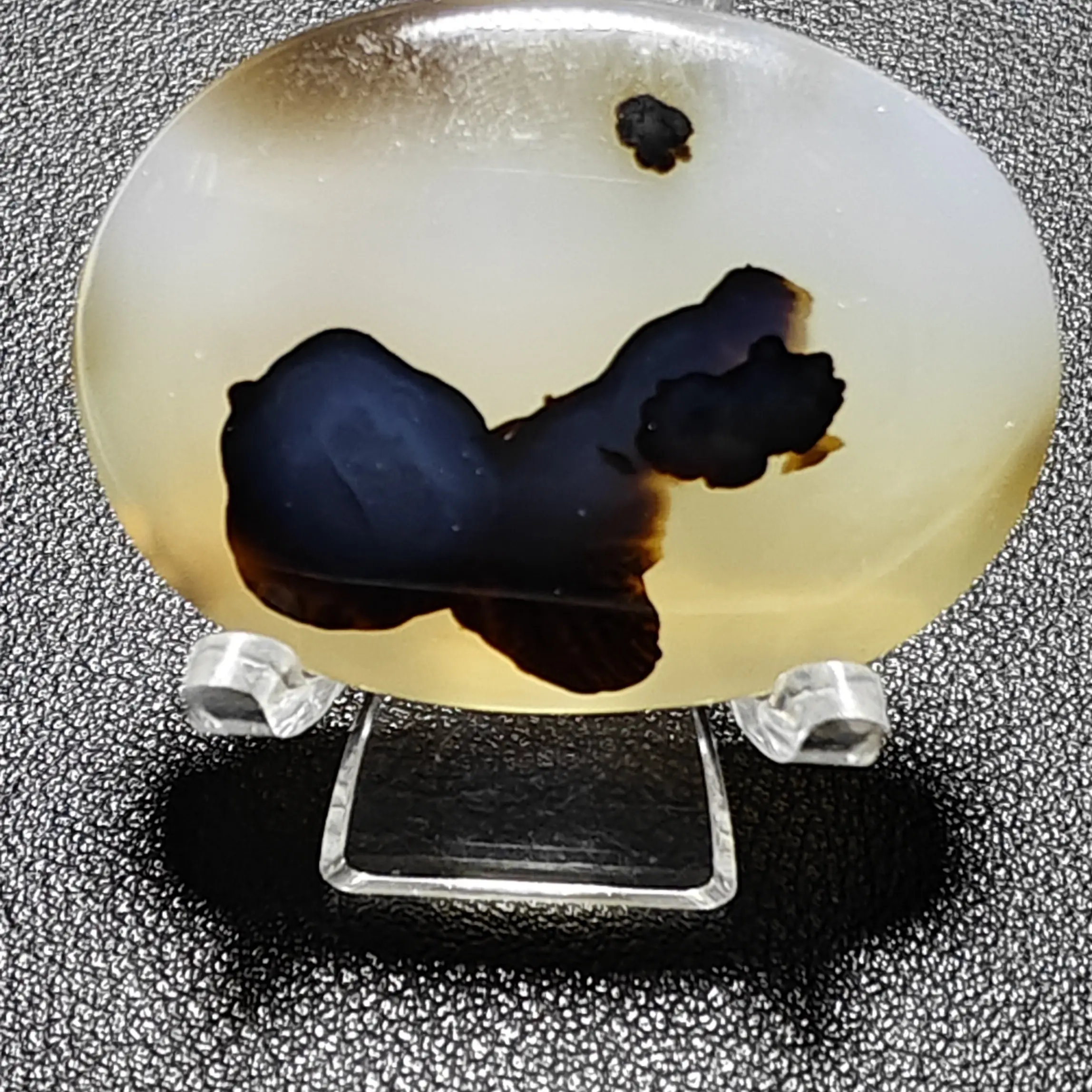 天然海洋玉髓玛瑙草花象形吊坠风景意境