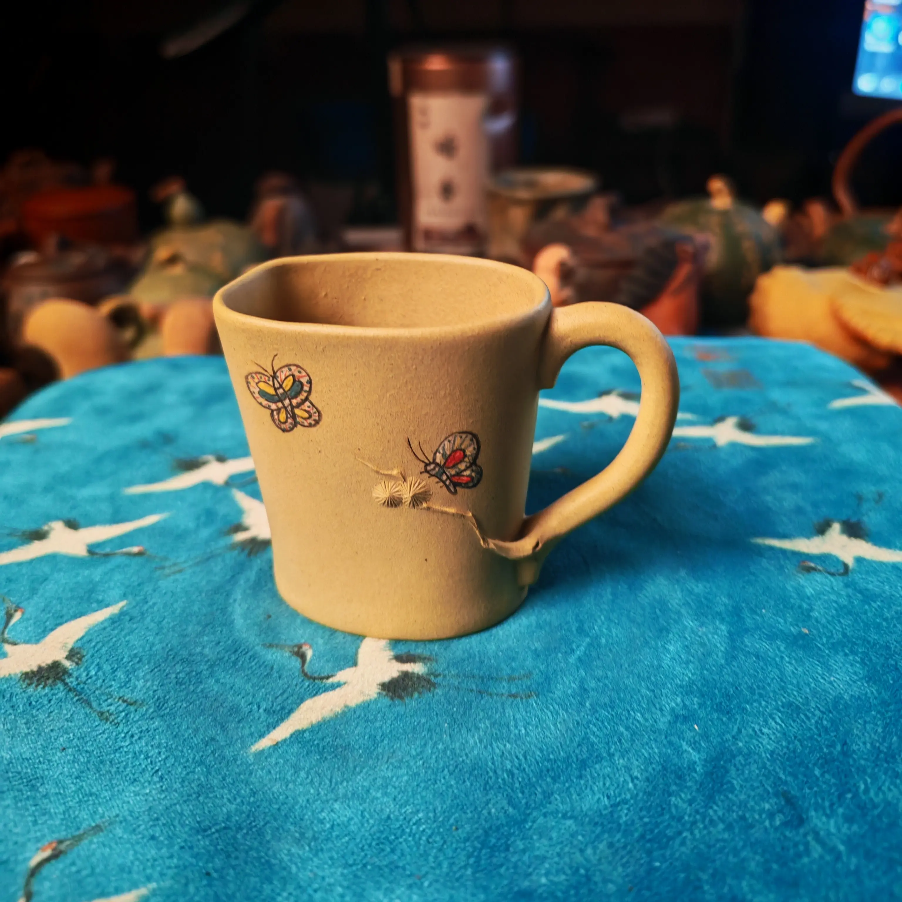 原矿全手工紫砂梅花小杯功夫茶品茗杯
