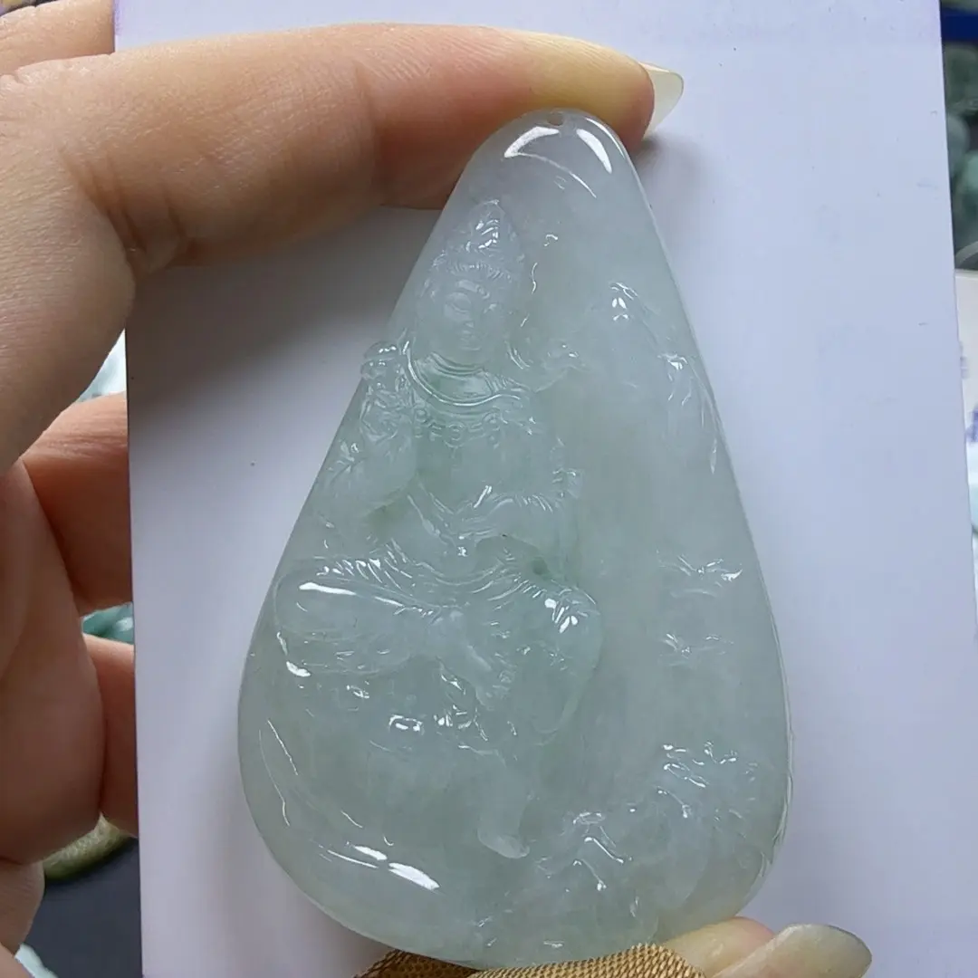 纯天然缅甸A货翡翠  未镶嵌