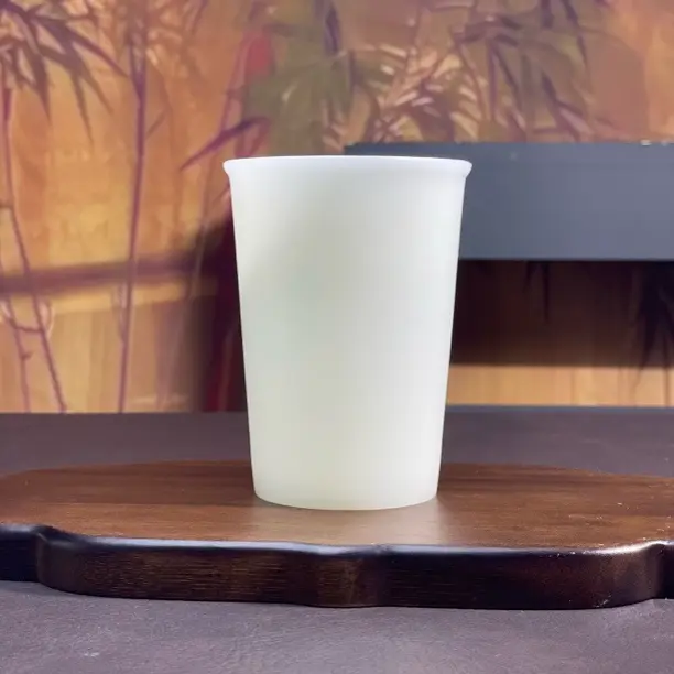 流器璞玉瓷素烧可乐杯啤酒杯茶杯喝水杯家用陶瓷雪碧杯咖啡奶茶杯
