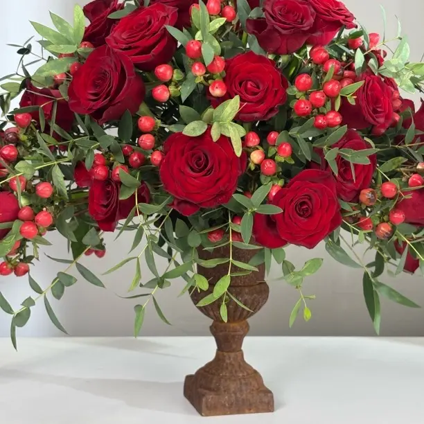 云南高品质A级60厘米以上红玫瑰鲜切花高原红卡罗拉传奇20支包邮