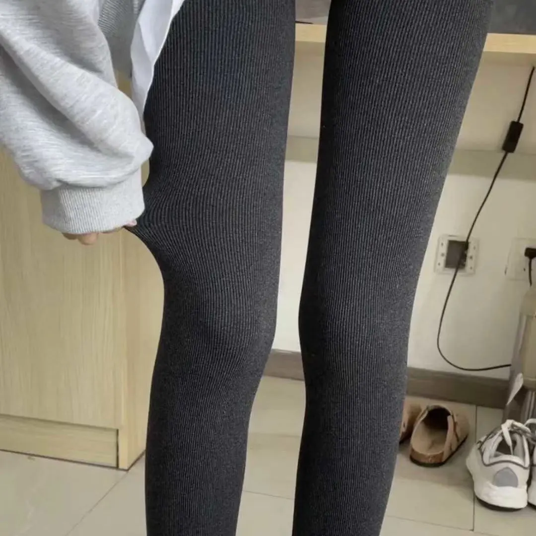 日本羊脂裤加厚连脚300克不掉档超舒服显腿细