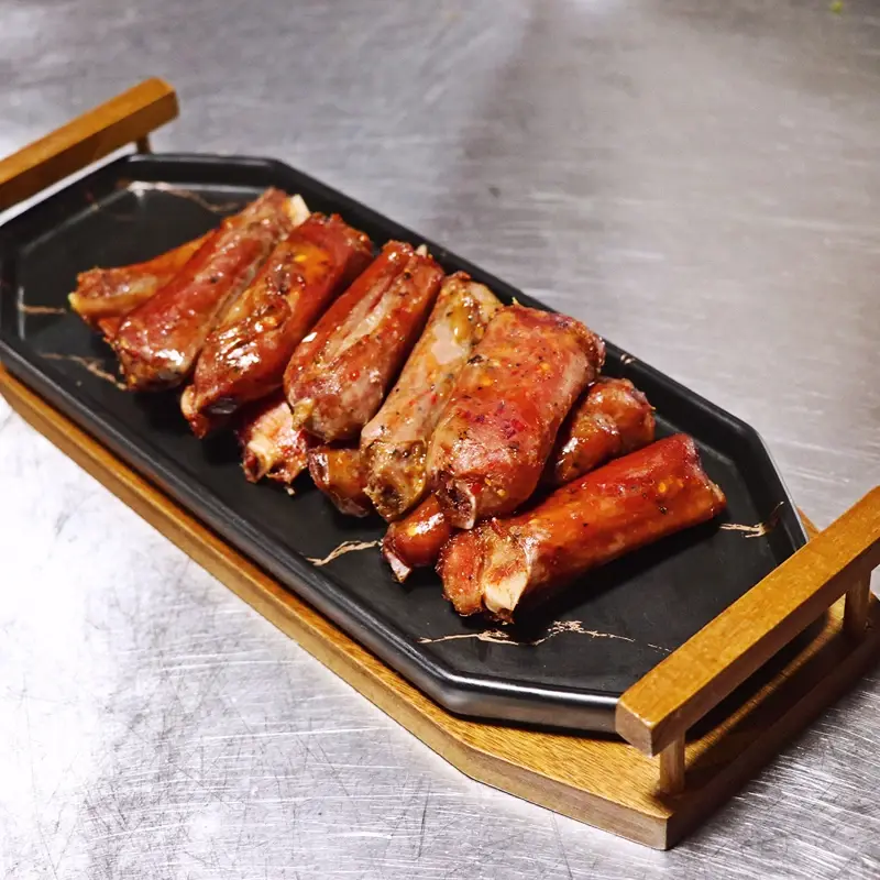 正宗栗溪排骨香肠自然风干湖北农家特产腊肠