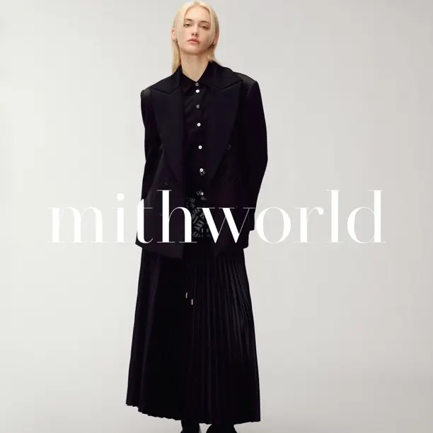 缎光直身风琴褶裙