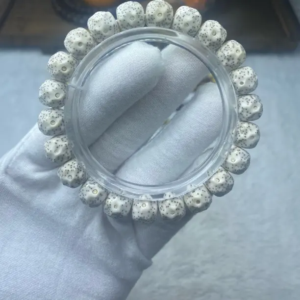 原生态星月菩提10.5手工雕刻无相针尖星