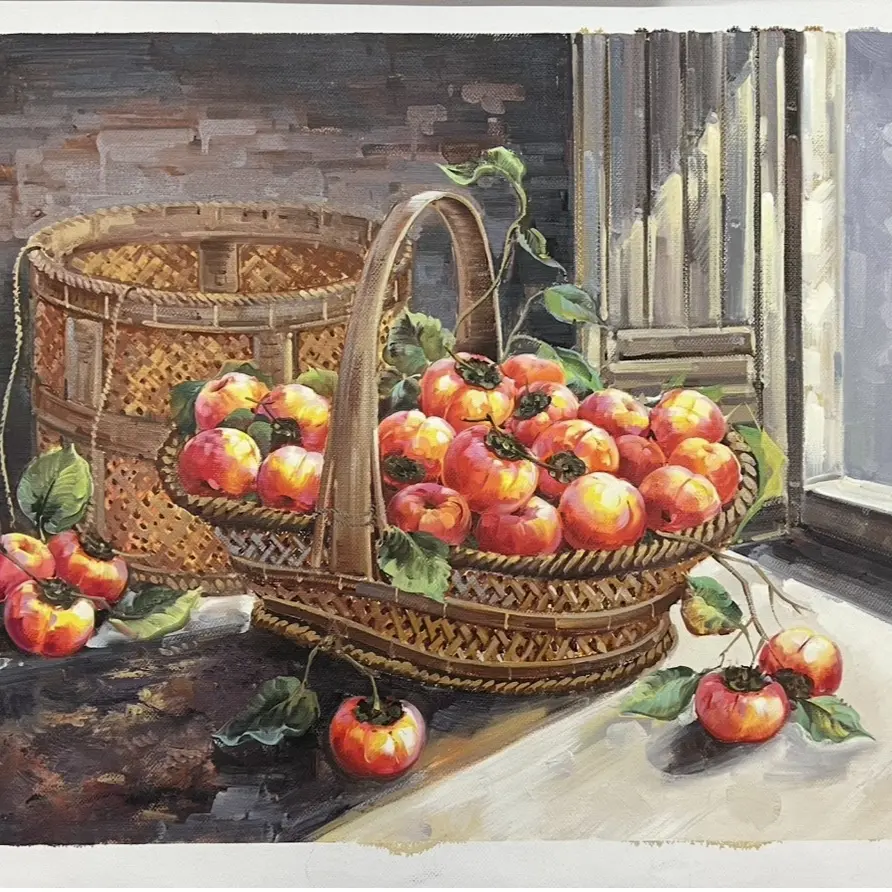 简约轻奢风格五谷丰登主题餐厅客厅装饰画