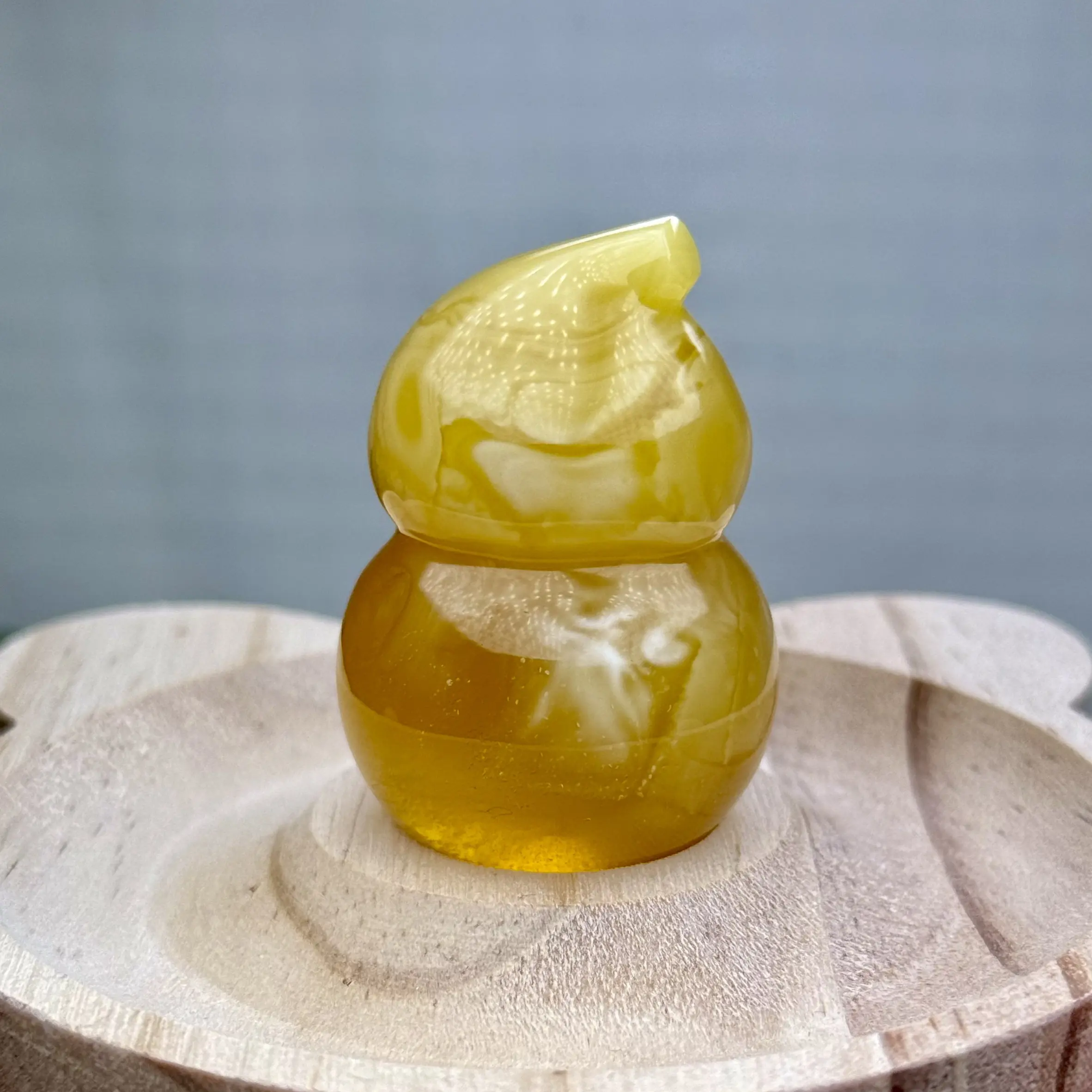 溶洞妖花满天星精工胖葫芦吊坠