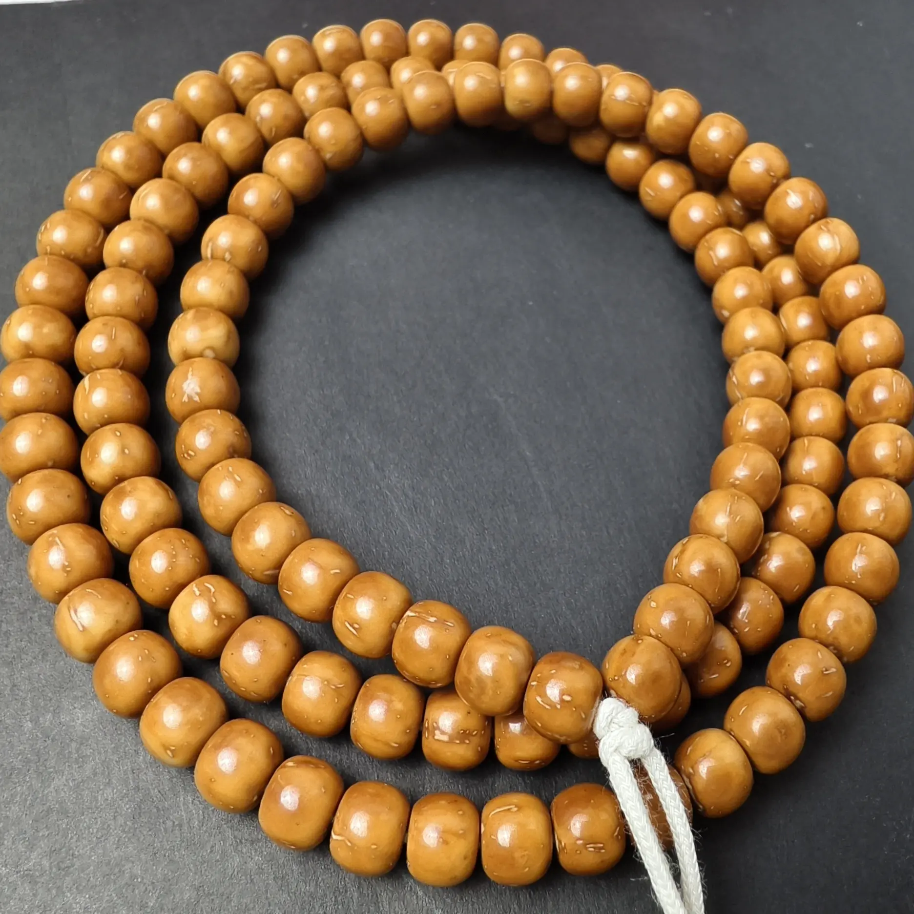 紫金鼠鼠尖纯肉小老型108长串脖挂7*6mm