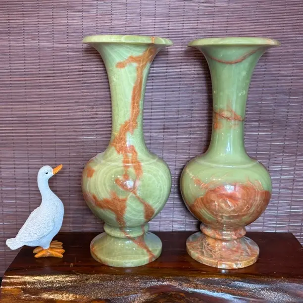 《花瓶》付米（非图片款）家居装饰办公室玉石工艺品摆件（阿富汗玉）