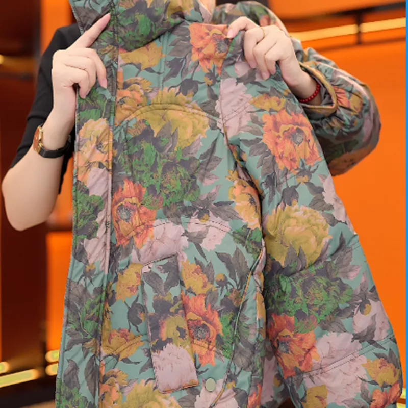 相思2025新款保暖气质加厚鸭绒羽绒服外套D137薇薇