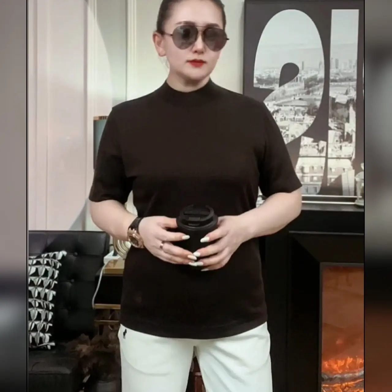 【冬季新款】男士轻奢可机洗绵羊毛衫A4102