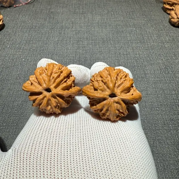 A116号苹果园文玩核桃、全品手工底、完美精配、尺边41肚37高37