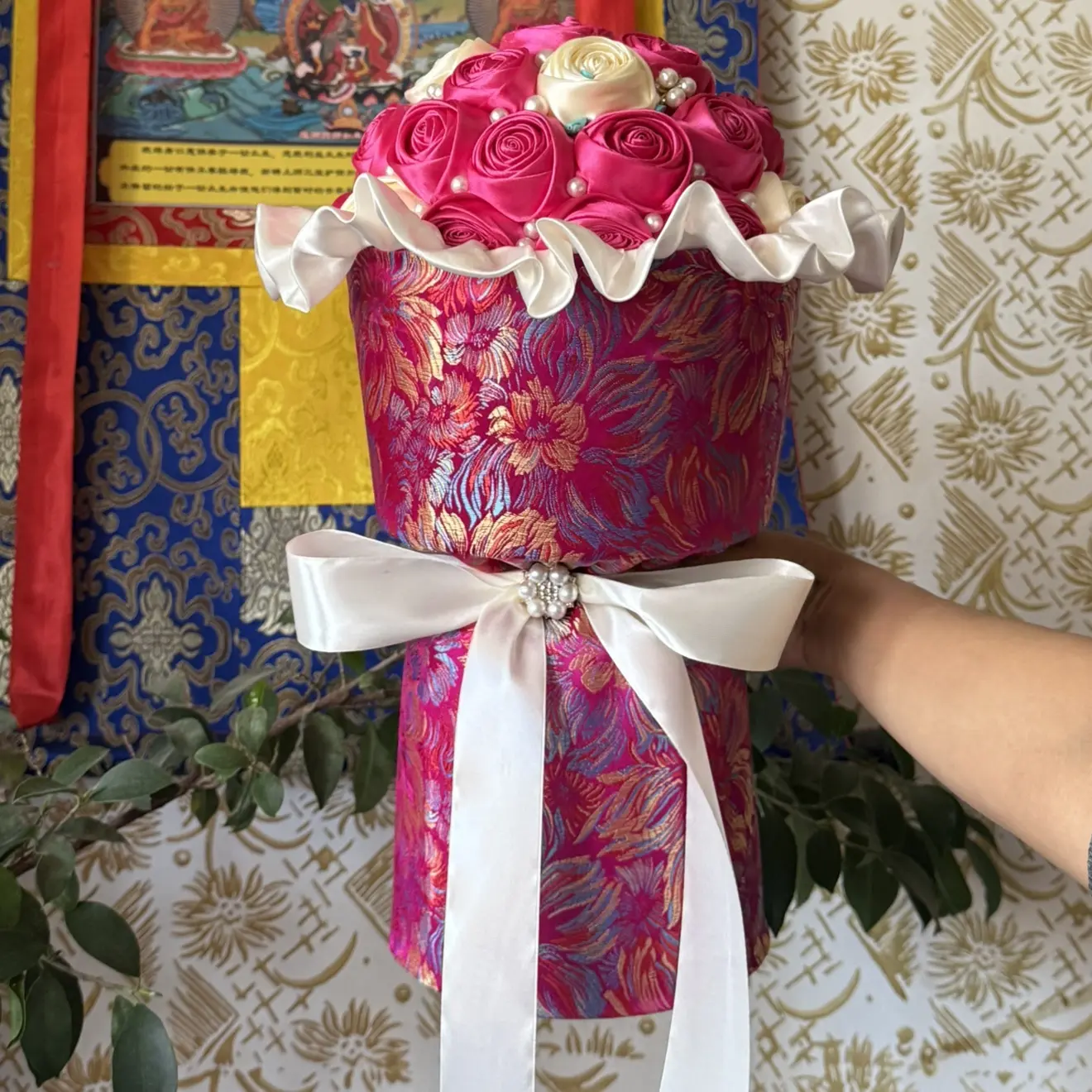 独特心意精致藏式花束结婚送礼佳选藏式手工花束