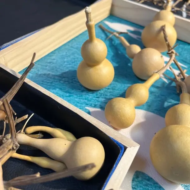 文玩手捻葫芦摆件盘完小号天然包浆带龙头紫皮老葫芦手把件