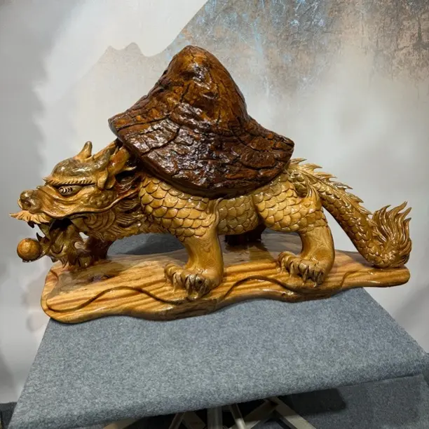 香樟木精品老树龙龟长93宽36高58