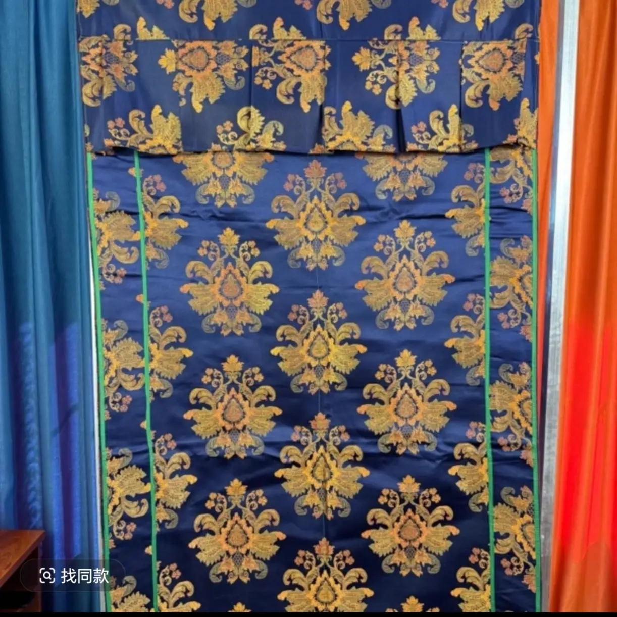 藏式纯手工缝制加厚双层门帘家用轻奢复古风格冬季保暖三种颜色