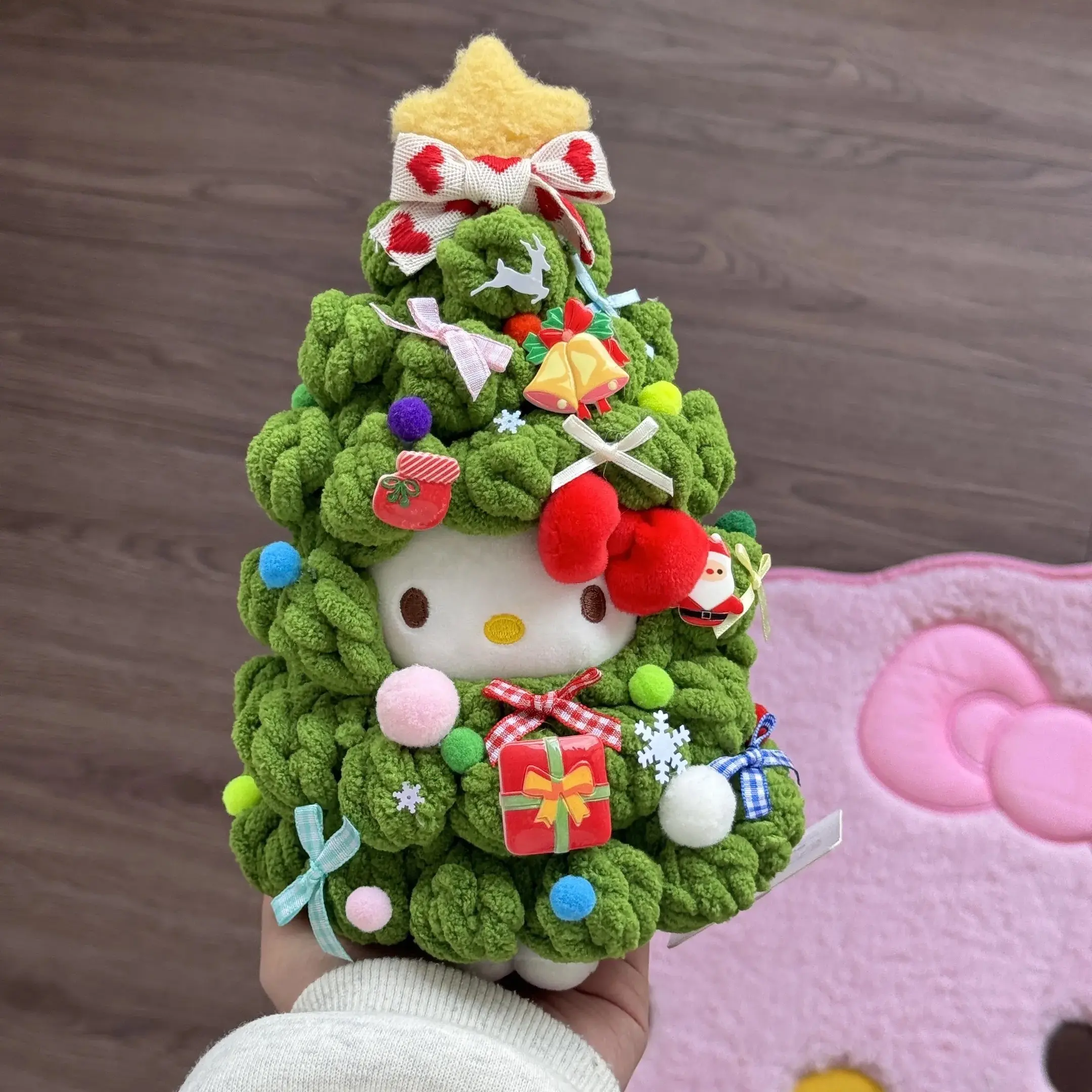 【正版现货】正版Hello Kitty毛绒玩偶公仔包挂件圣诞树圣诞节摆件