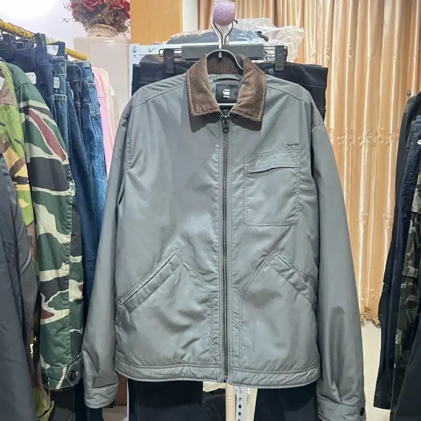 男款美式复古帆布底特律工装夹克棉衣