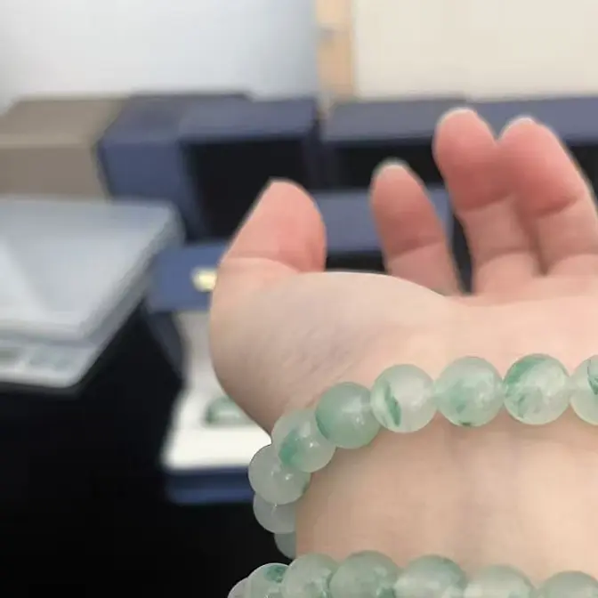 冰飘花非洲翠珠串一串两戴时尚单品