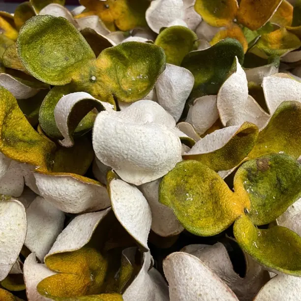 2025年原枝二红陈皮自然生晒