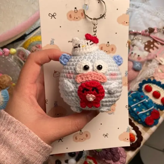 原创设计：毛线手工编织diy钩针钩织手作送礼物