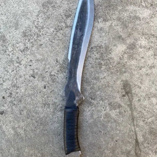 弹簧钢一体成型未开刃适合户外车载收藏装饰唐横刀