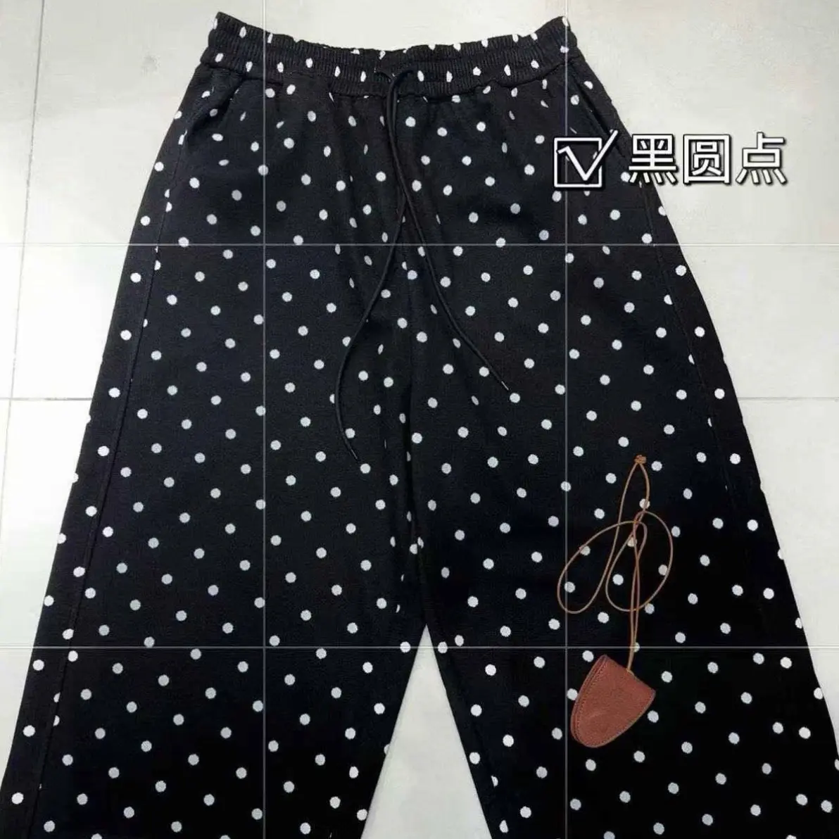 冬季新款加绒阔版直筒休闲裤百搭显瘦