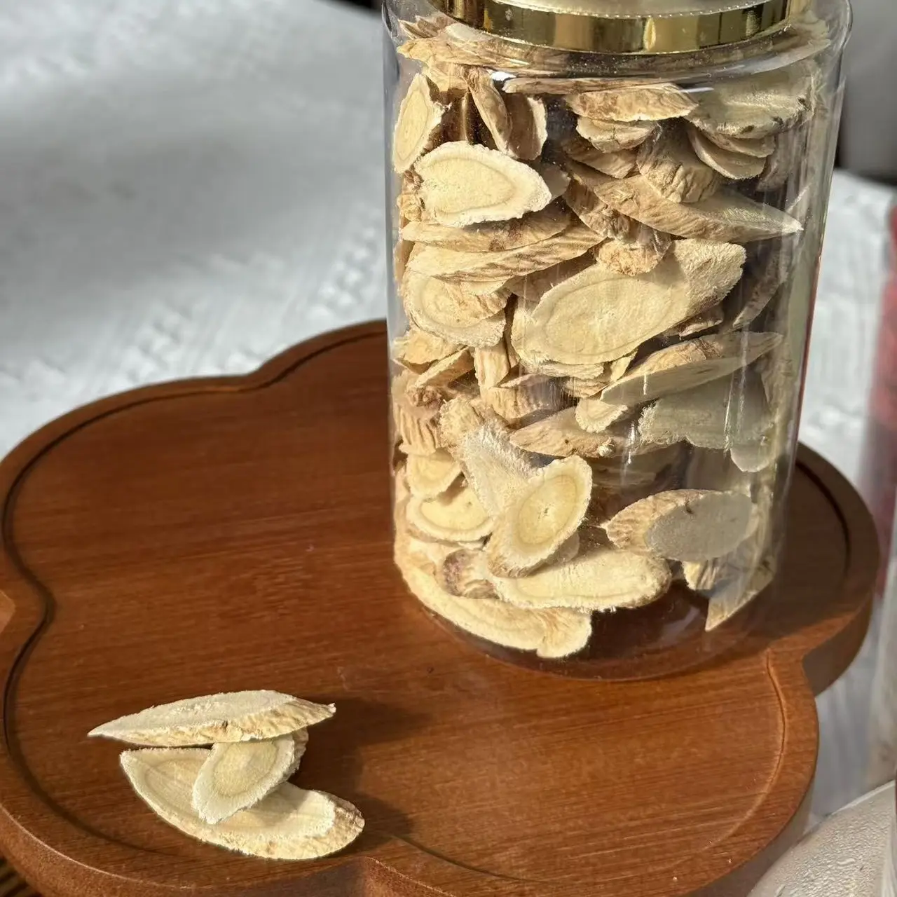 【嵇方辅本草】甘肃岷县黄芪大片新货可泡水煲汤金盏银盘菊花纹明显
