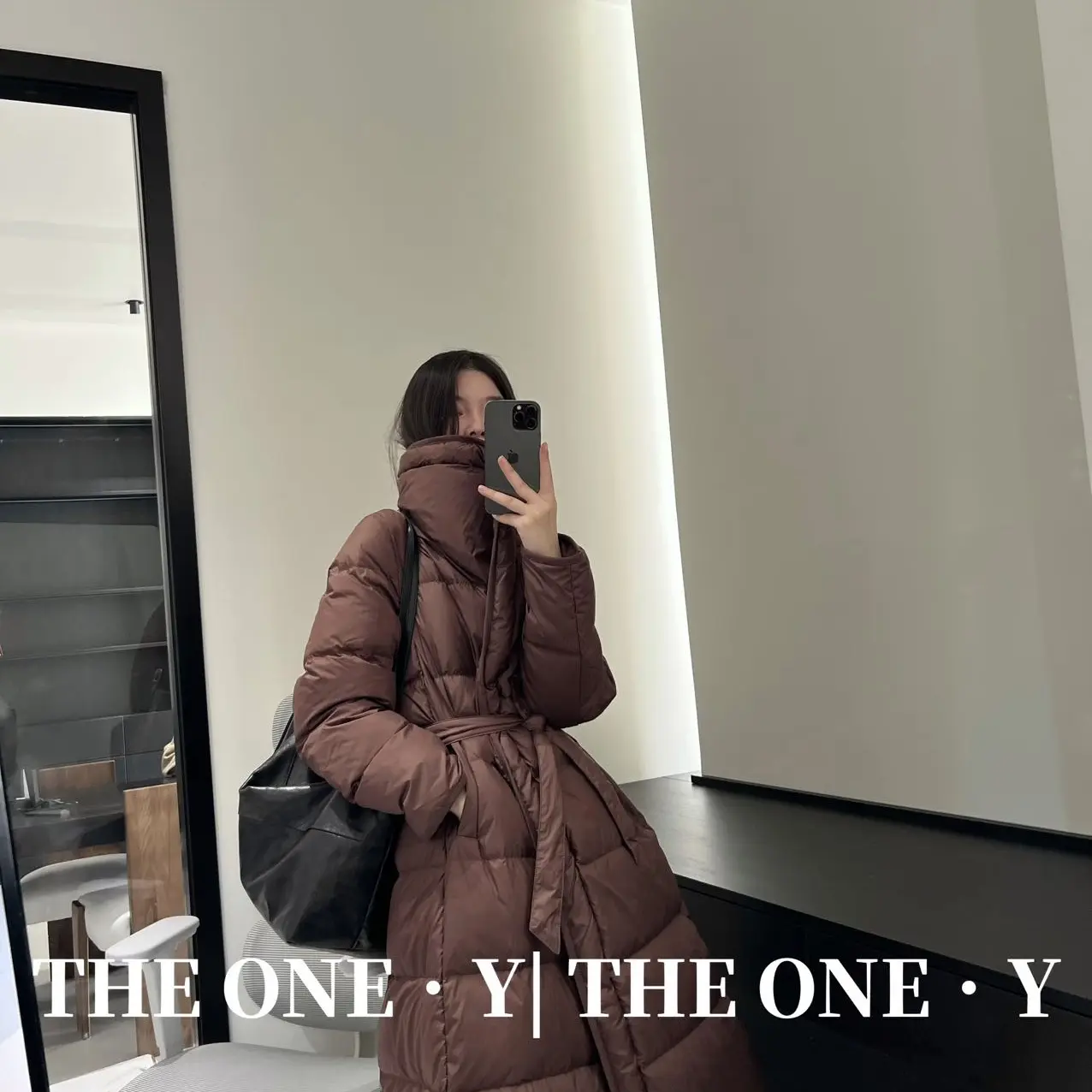 反季加厚女连帽过膝长款时尚修身保暖冬季鸭绒外套雨雨