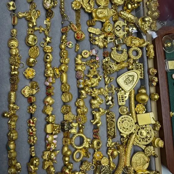 3D工艺素金散件鉴定验真带证书字印多样规格