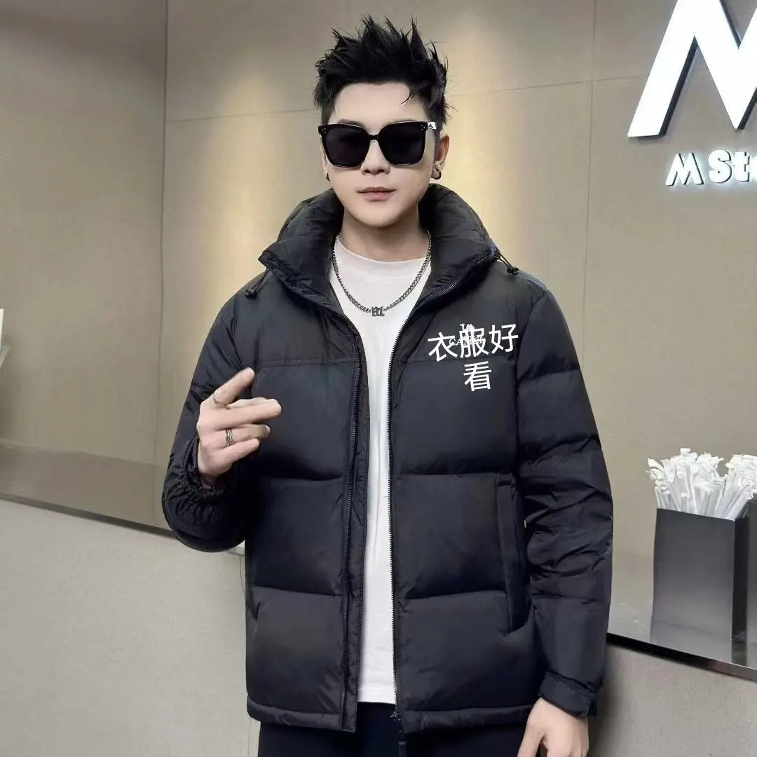 情侣立领男女款防风轻薄加厚保暖简约时尚冬季外套