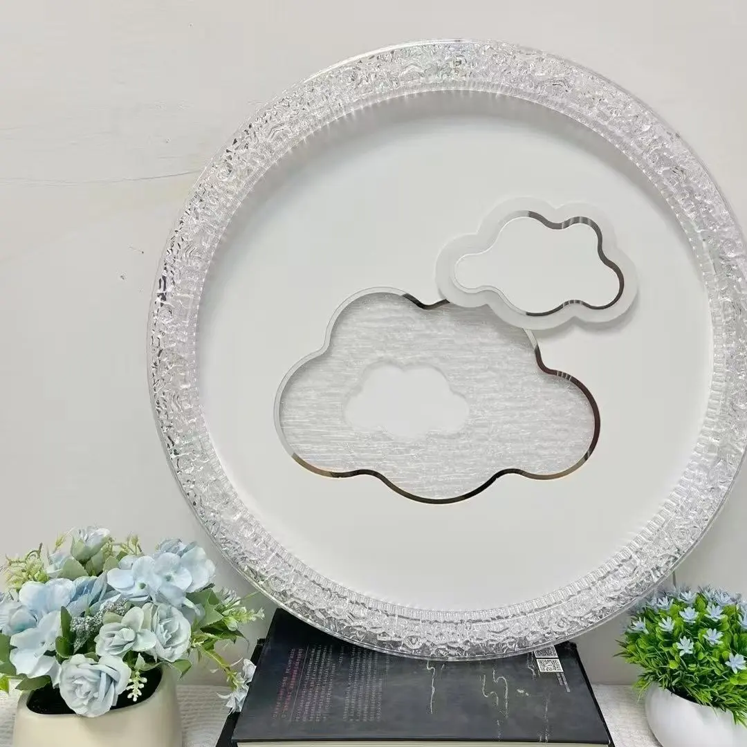 新款简约圆形LED吸顶灯卧室护眼节能智能灯具