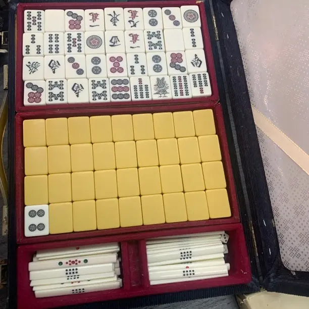 迷你麻将旅游宿舍便携式户外露营小麻雀家用寝室手搓小号麻将牌