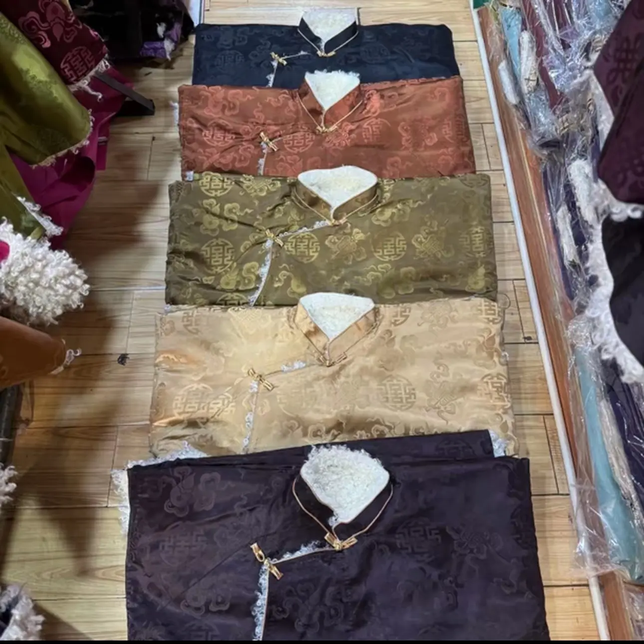 新款男士民族风加绒加厚保暖藏衣外套 