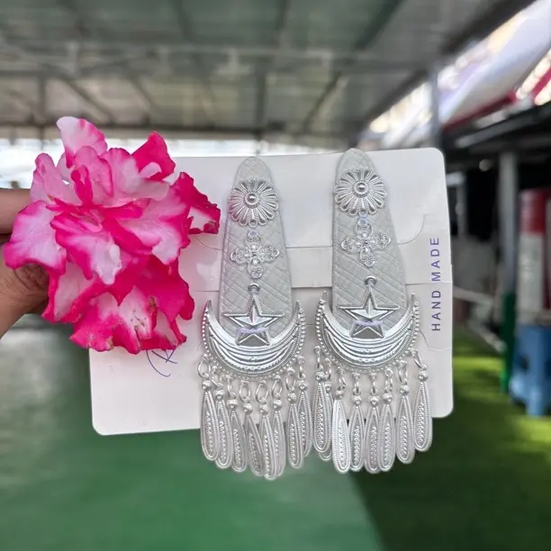 彝族元素发夹  黑红 白粉（可备注颜色）